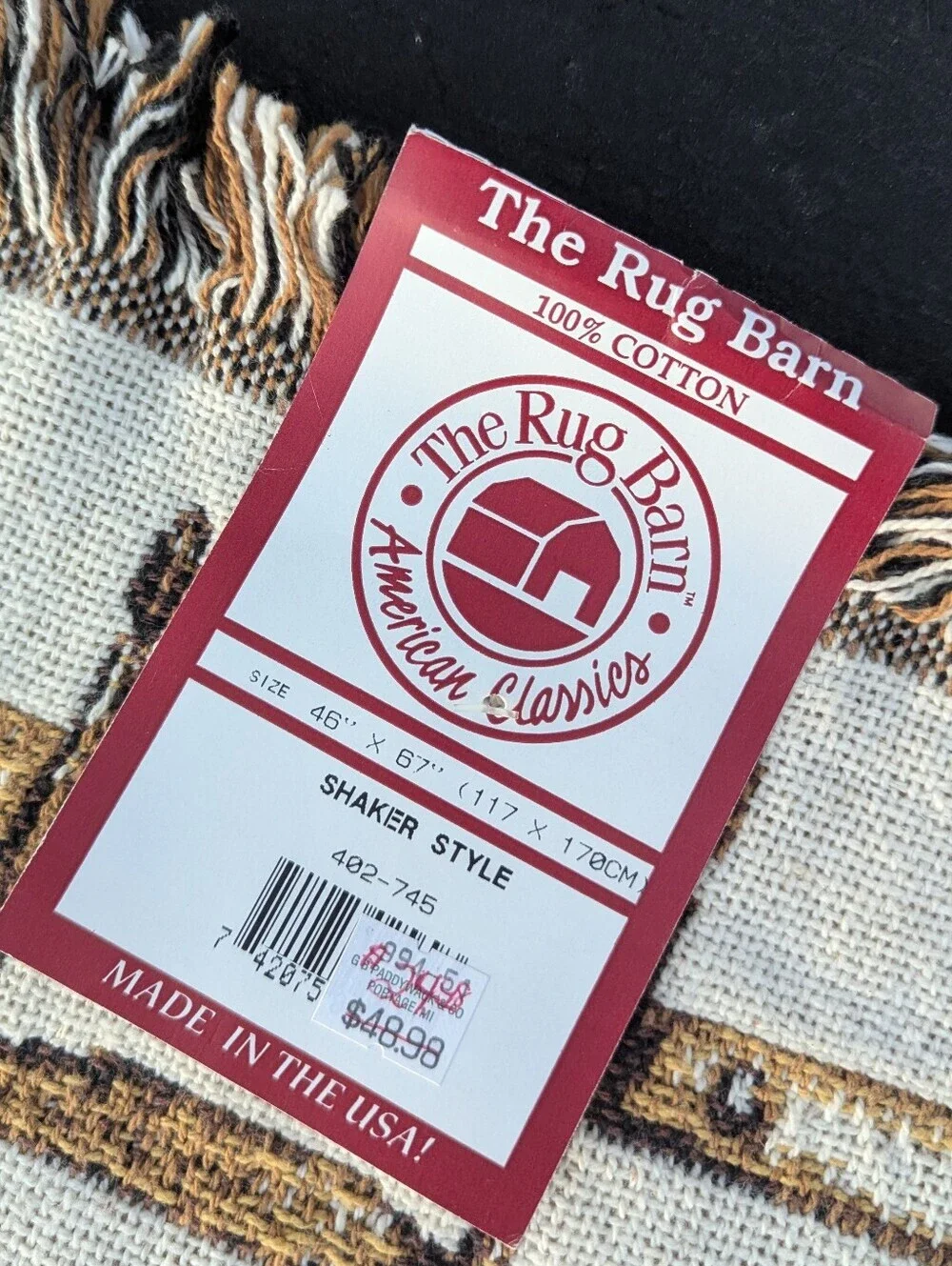 The Rug Barn decorative woven